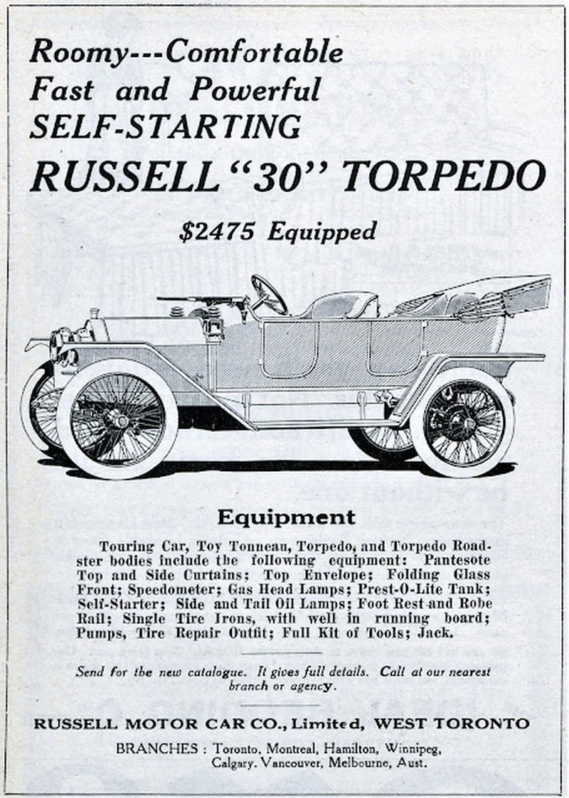 1912 Russell Torpedo
