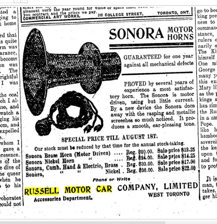 Sonora Horn ad